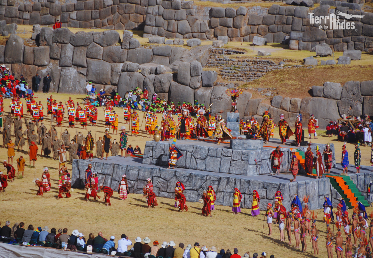 Crowd watching Inti Raymi at Sacsayhuamán